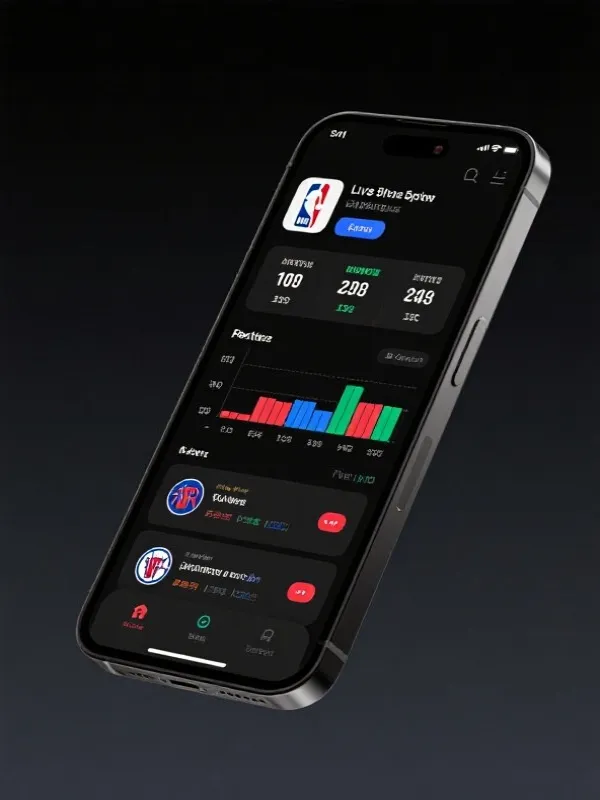 NBA竞猜App界面展示